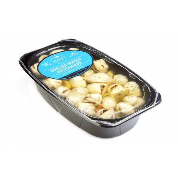 Whole Grilled Artichoke Hearts 2kg tray GRFineFoods