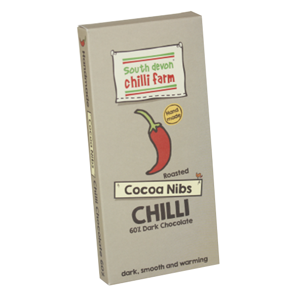 Cocoa Nibs Chilli Chocolate 6 x 80g bars GRFineFoods
