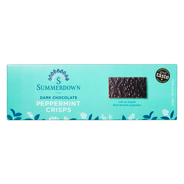 Summerdown Peppermint Crisps 8 x 200g boxes GRFineFoods