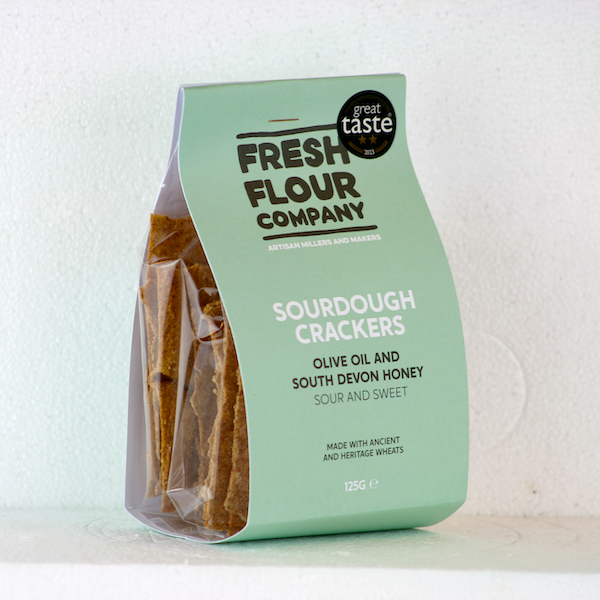 Fresh Flour Olive Oil & Honey Crackers 6 x 125g Packs